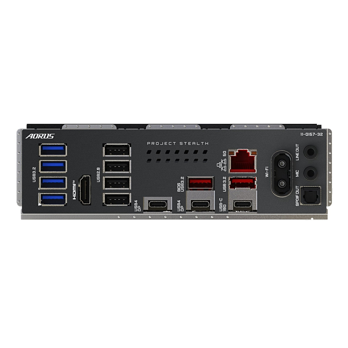 Gigabyte X870 AORUS STEALTH AMD AM5 Socket Motherboard, ATX, 4x DDR5 Slots, 4x M.2 Socket, 5GbE LAN, WiFi 7, 1x HDMI Port / 2x USB-C (USB4)