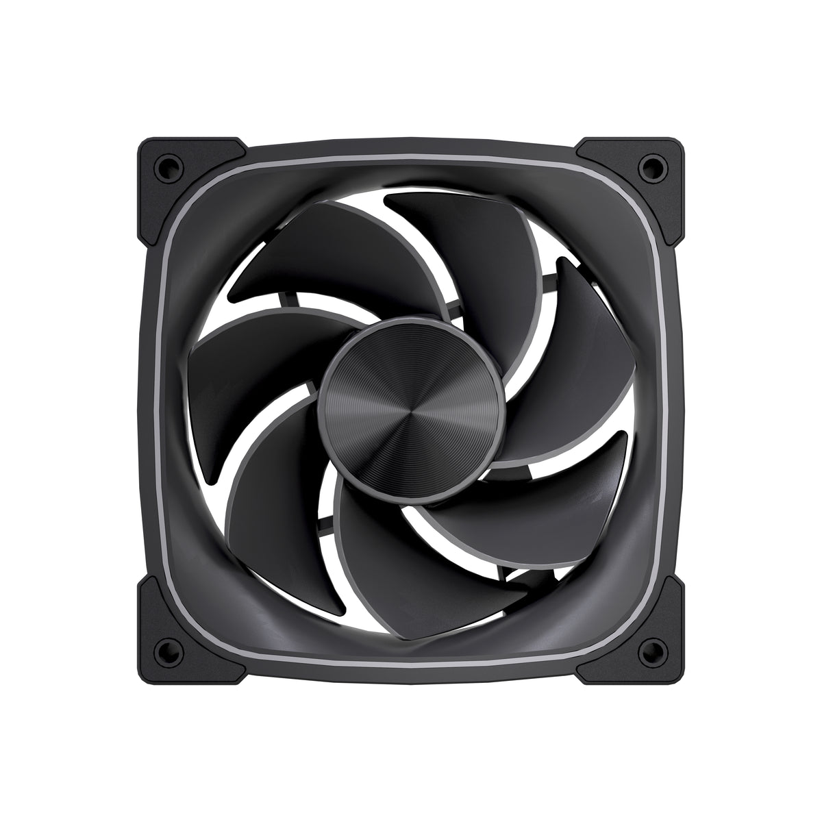 VIDA STEALTH REVERSE BLK ARGB FAN 120MM Computer case 12 cm Black 1 pc(s)