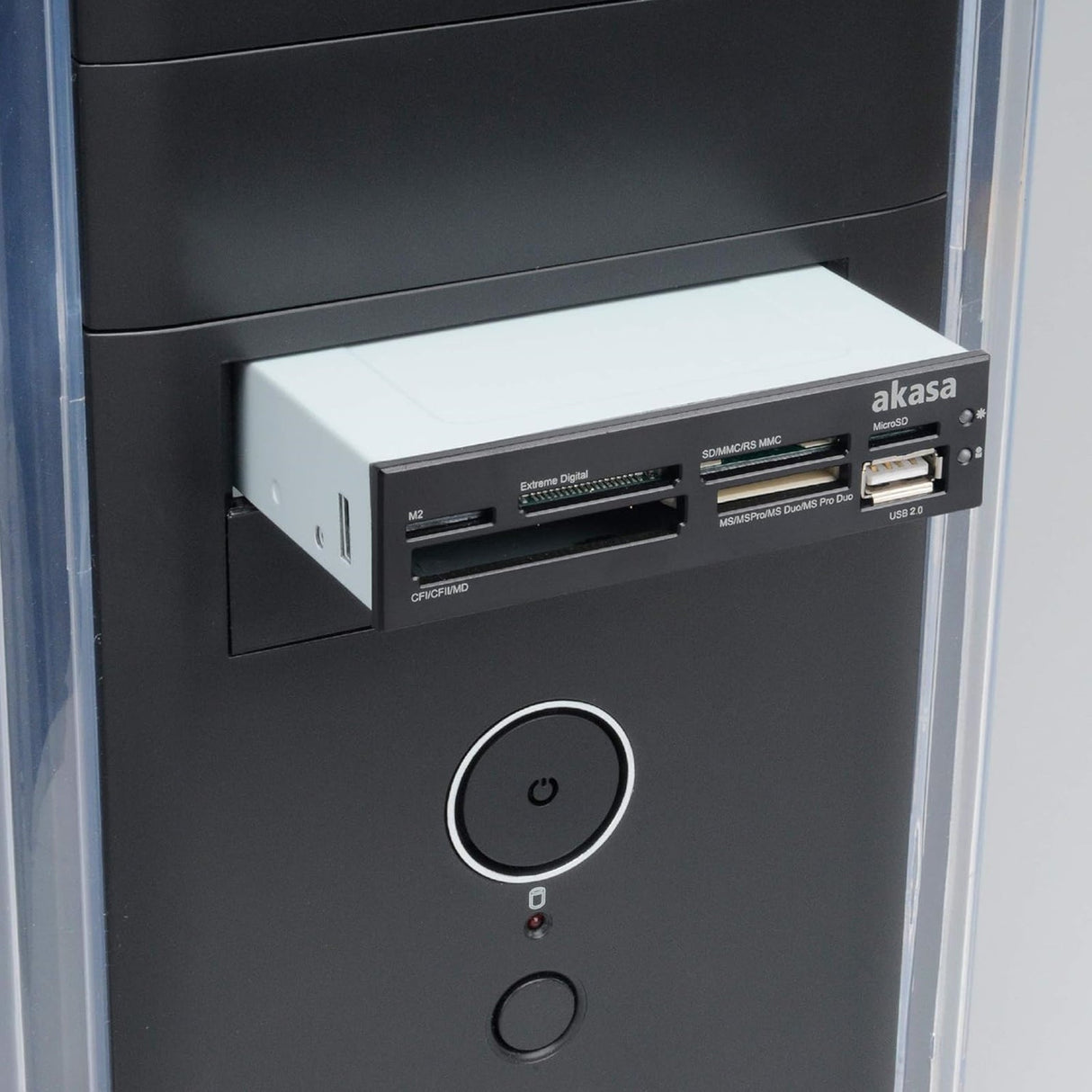 Akasa AK-ICR-07 Internal 6-Slot Multi Card Reader with USB port