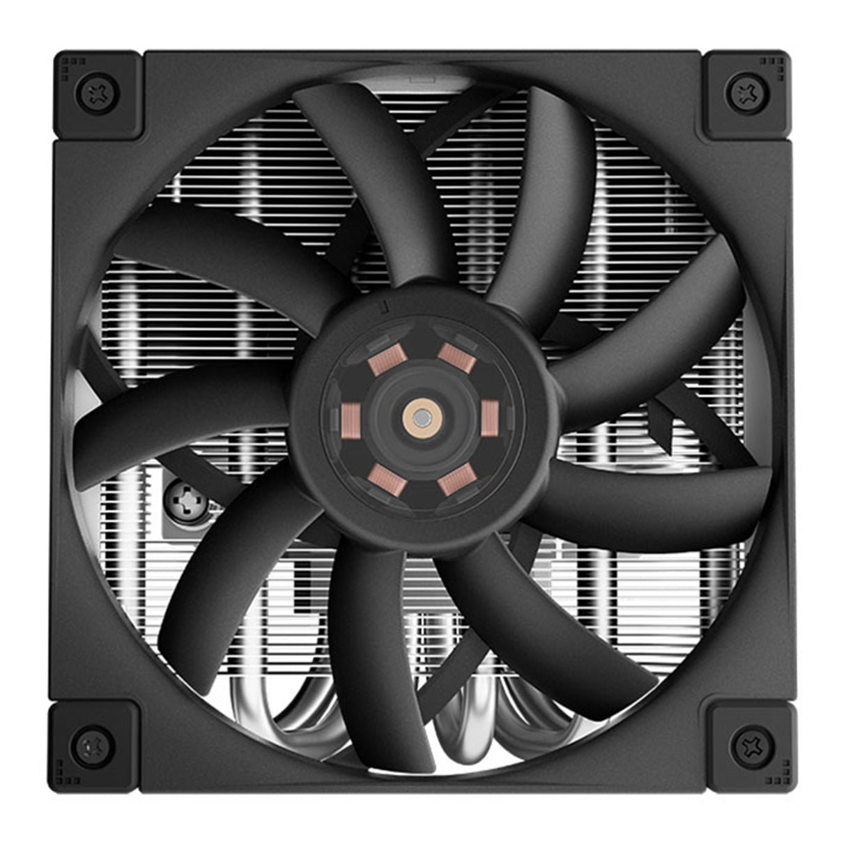 DeepCool AN600 Low-Profile CPU Cooler, 1x 120mm PWM Fans, Aluminium Fins, Copper Base, 6x Heatpipes, Intel/AMD