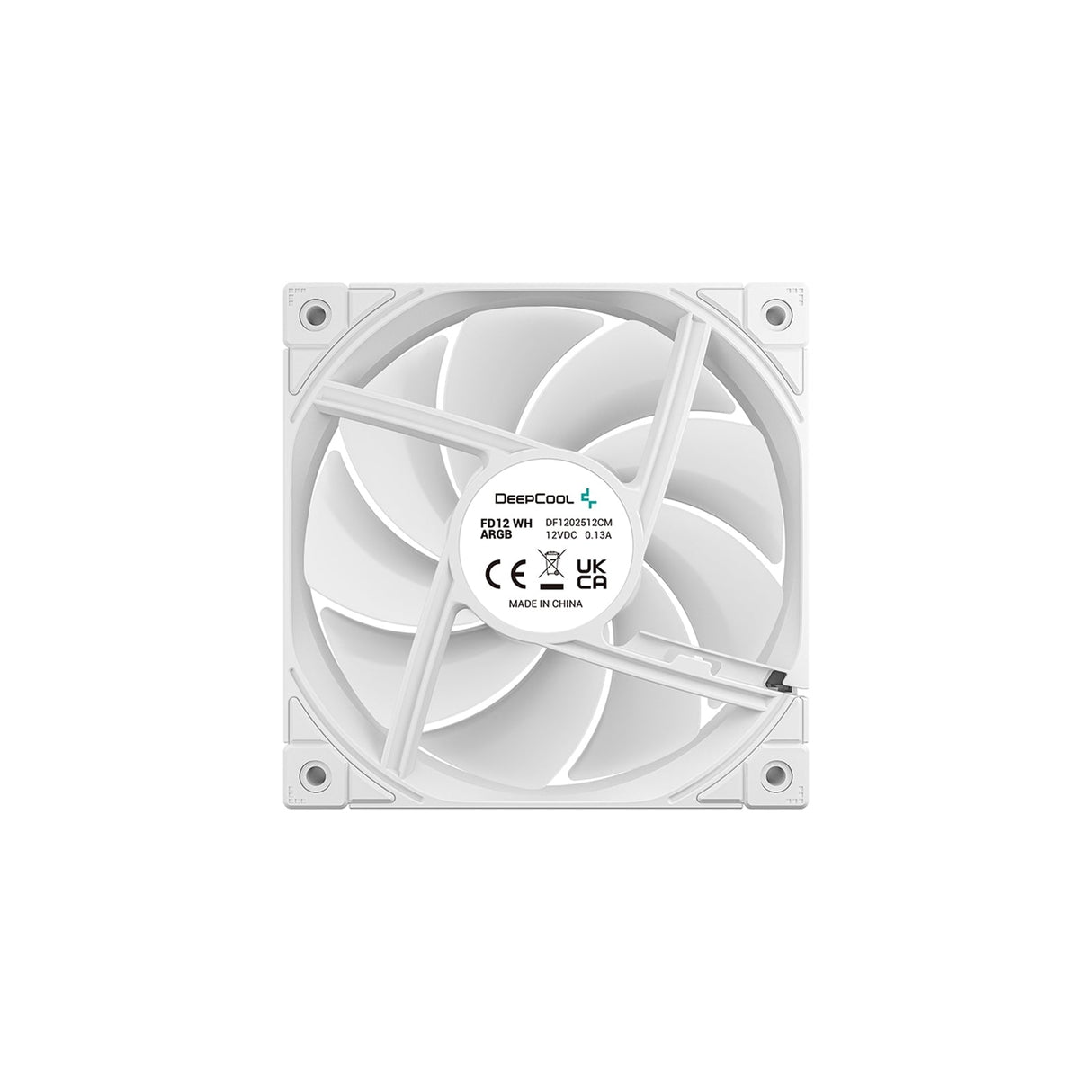 DeepCool FD12 120mm ARGB 3 in 1 case fan White