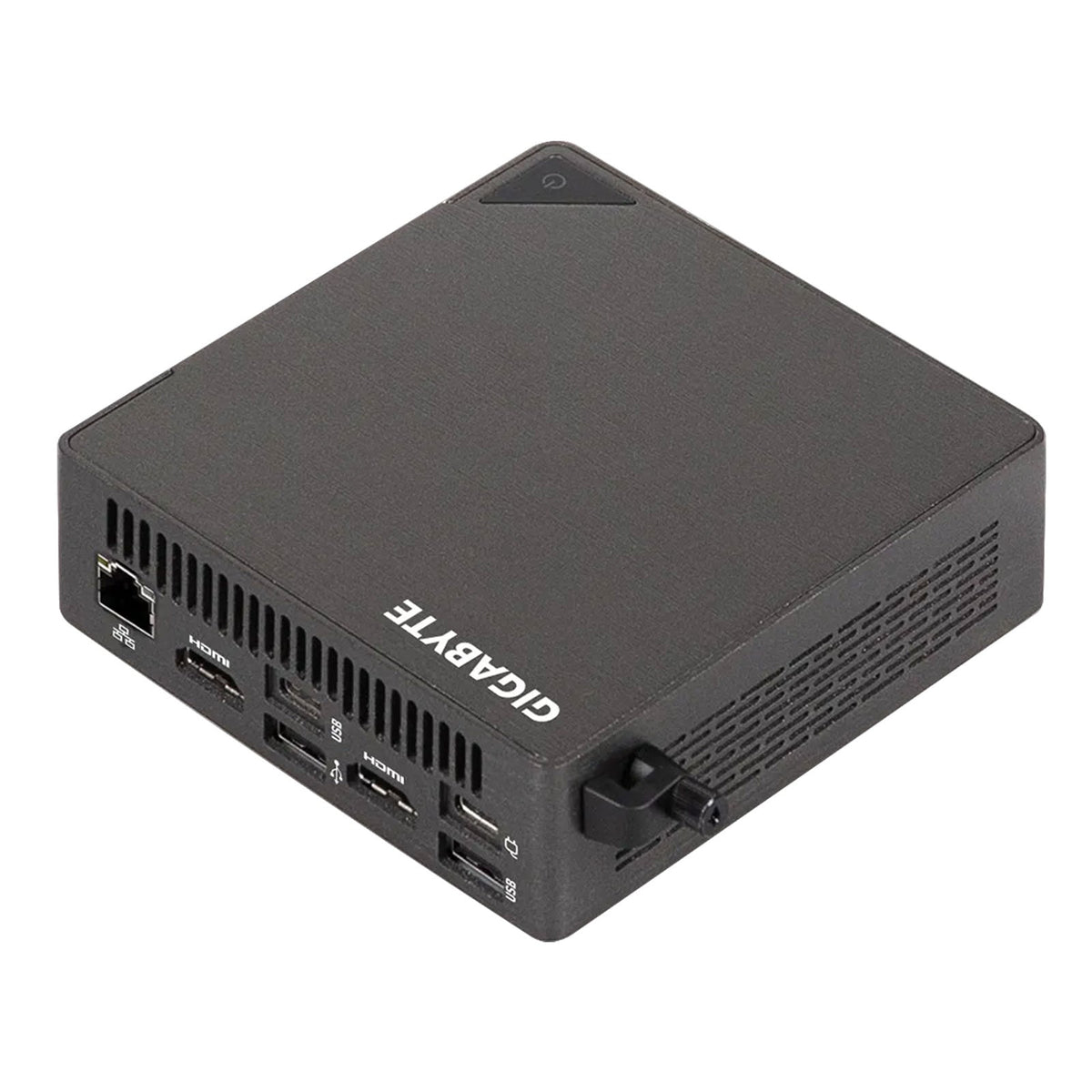 Gigabyte BRIX (GB-BRU5-225H) Barebone Kit, Intel Core Ultra 5 225H 14 Core CPU, 2 x DDR5 SO-DIMM Slots, 2 x M.2 2280 Slots, 1 x M.2 E Key 2230 Wi-Fi & BT slot (Wi-Fi 7 RTL8922AE)