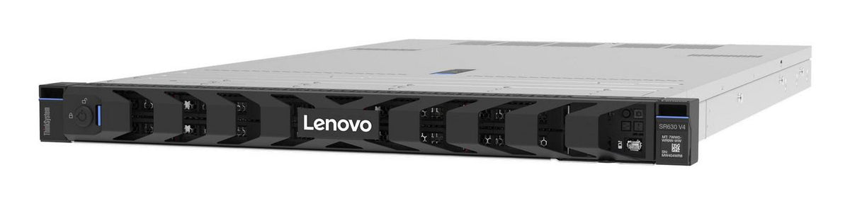 Lenovo 2x Intel Xeon 6756E, 16x 64GB, VROC optional, 4x 2.5" NVMe; Open bay, 3x x16 G5 (FH,LP,LP), 2x2000W TT Prem