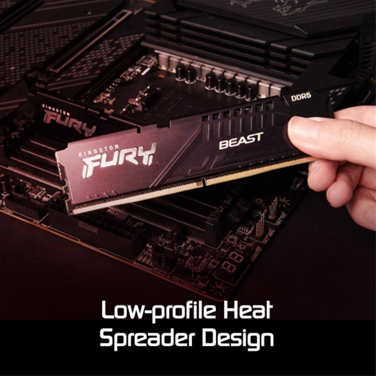 Kingston FURY Beast KF552C40BB2-32 32GB (1x 32GB) DIMM System Memory, 5200MHz, DDR5, CL40, Black, Intel XMP