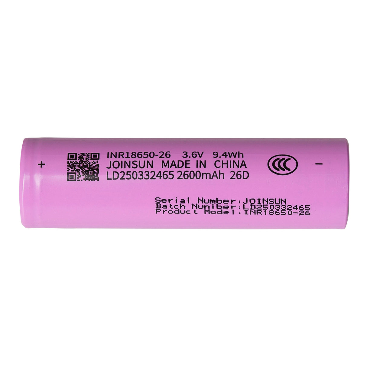 18650/R280 Flat Tip Rechargeable Lithium-Ion Battery