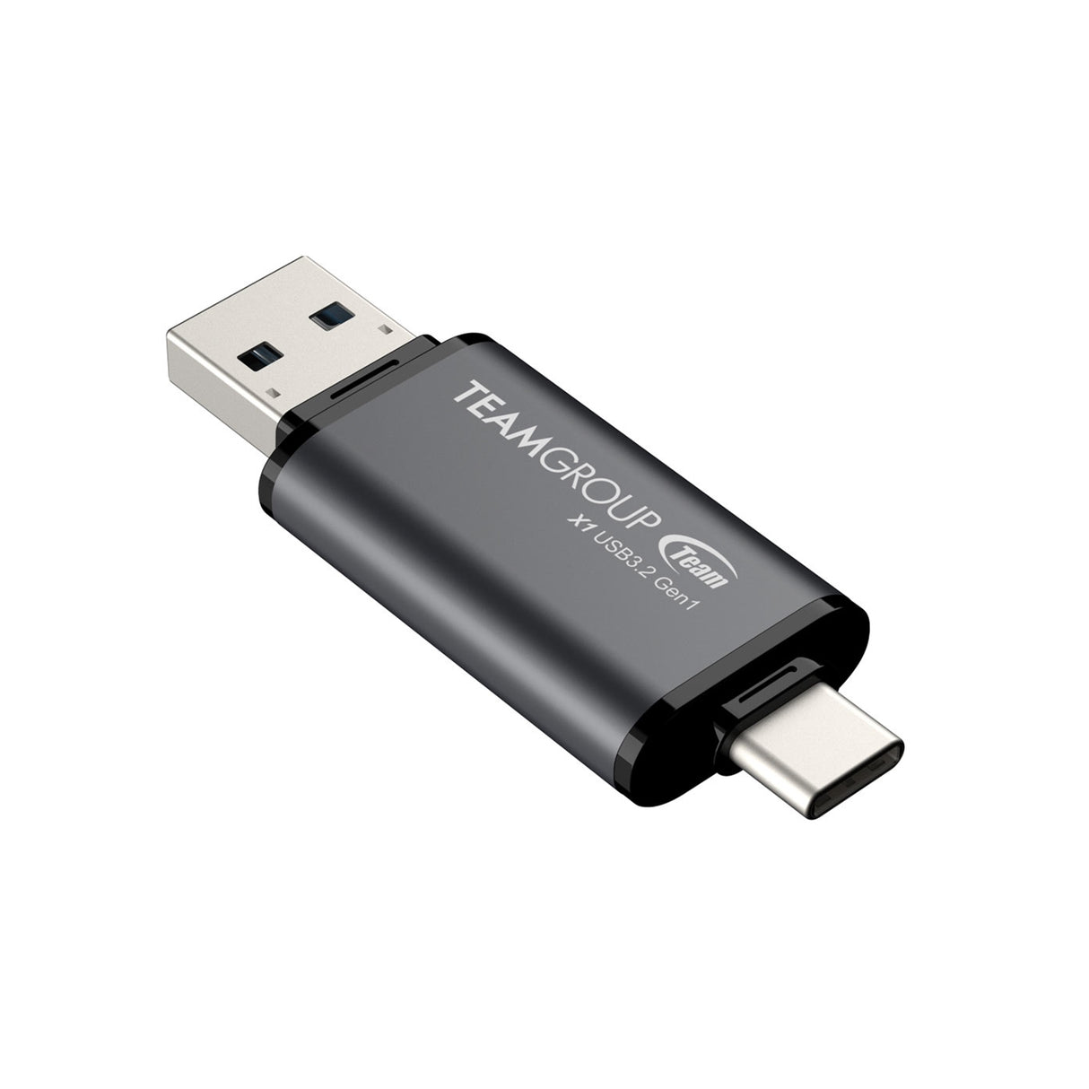 Team TX13128GC01 2 in 1 Dual OTG 128GB Flash Drive, X1 USB 3.2 Gen1, Type C & A, Plug and Play