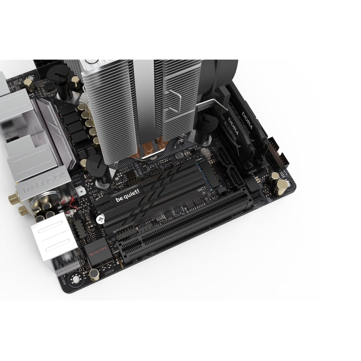 be quiet! (BZ002) MC1 M.2 SSD Cooler, Single/Double Side Compatibility, 2280 Size