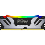 Kingston FURY Renegade KF564C32RSAK2-64 64GB (2x 32GB) DIMM System Memory, 6400MHz, DDR5, CL32, Silver, RGB, Intel XMP