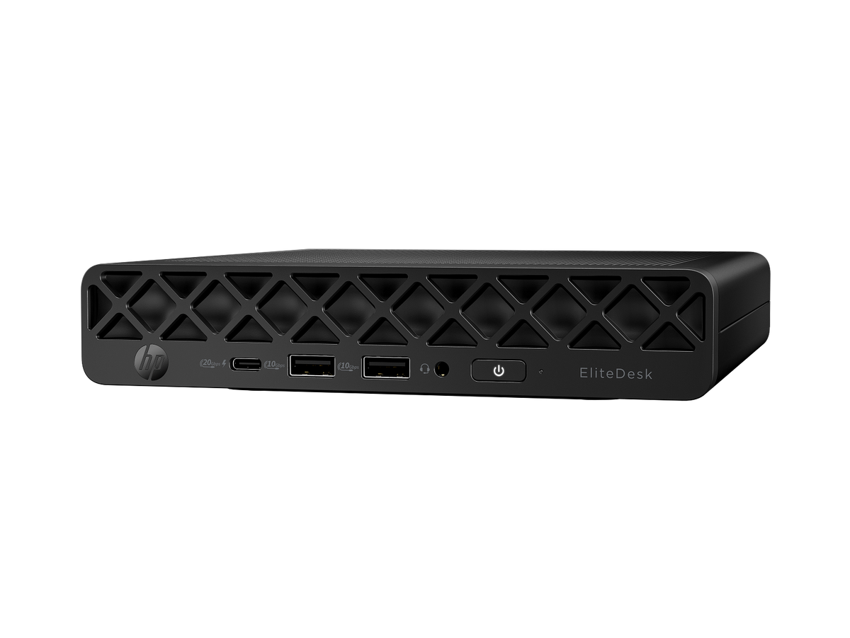 HP EliteDesk 8 Mini G1i AI Intel Core Ultra 5 235T 16 GB DDR5-SDRAM 512 GB SSD Windows 11 Pro Mini PC AI PC Black