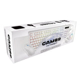 VIDA GAMER WHT 4IN1 USB KB MS HS KIT keyboard Mouse included Gaming QWERTY UK English White