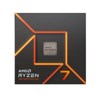 AMD Ryzen 7 7700 with Radeon Graphics, 8 Core Processor, 16 Threads, 3.8GHz up to 5.3GHz Boost, 40MB Cache, 65W, Wraith Prism LED Cooler, Radeon Graphics