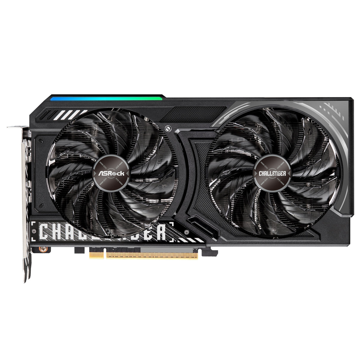 ASRock AMD Radeon RX 9060 XT Challenger OC 16GB GDDR6 Graphics Card, 2048 Streams, 3290MHz Boost Clock, Dual Fan, 2x DisplayPorts / 1x HDMI Port