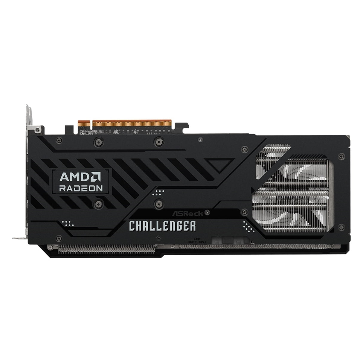 ASRock AMD Radeon RX 9070 Challenger OC 16GB GDDR6 Graphics Card, 3584 Streams, 2520 MHz Boost Clock, Triple Fan, RGB, 3x DisplayPorts / 1x HDMI Port