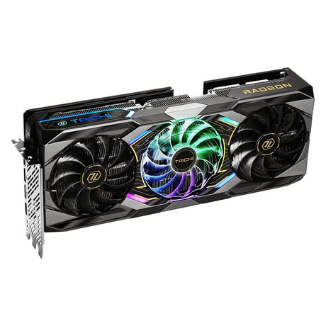 ASRock AMD Radeon RX 9070 XT Taichi 16GB OC GDDR6 Graphics Card, 4096 Streams, 3100MHz Boost Clock, Triple Fan, 3x DisplayPorts / 1x HDMI Port