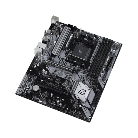 ASRock B550 Phantom Gaming 4 Super Alloy AMD AM4 Socket Motherboard, ATX, 4x DDR4 Slots, 2x M.2 Sockets, GbE LAN, 1x HDMI Port