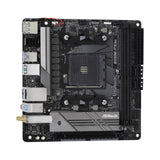 ASRock B550M-ITX/ac AMD AM4 Socket Motherboard, Mini-ITX, 2x DDR4 Slots, 1x M.2 Socket, GbE LAN, Wi-Fi 5, 1x DisplayPort / 1x HDMI Port