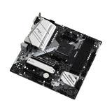 ASRock B550M Pro4 AMD AM4 Socket Motherboard, Micro-ATX, 4x DDR4 Slots, 2x M.2 Sockets, GbE LAN, 1x D-Sub / 1x DisplayPort / 1x HDMI Port