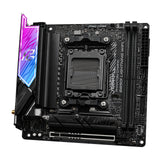 ASRock B850I Lightning WiFi PHANTOM GAMING AMD AM5 Socket Motherboard, Mini-ITX, 2x DDR5 Slots, 2x M.2 Sockets, Fitted I/O Shield, 2.5GbE LAN, Wi-Fi 6E, 1x HDMI Port / 1x USB-C