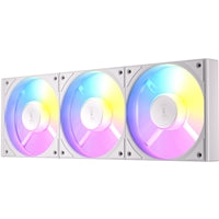Antec Connect 120 White ARGB 3-Pack 120mm PWM Fans with Daisy Chain Design and Vibration-Absorbing Pads