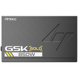 Antec GSK850 V2 850W Fully Modular ATX 3.1 Power Supply, 80 PLUS Gold, PCIe 5.1 Ready with 12V-2x6 Cable, Silent 120mm Fan, High-Performance PSU for Gaming PCs