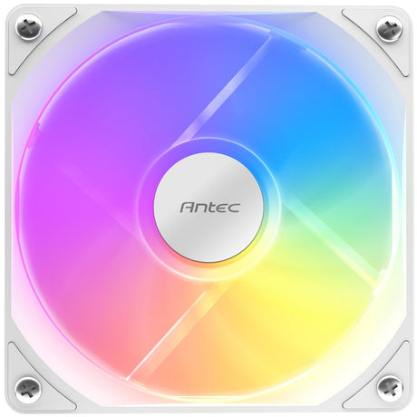 Antec Vortex Lum 360 ARGB White CPU Liquid Cooler - Intel & AMD Compatible, 3 x 120mm ARGB Fans, Suspended Spiral Pump Head, Enhanced Cooling Performance