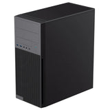 CiT Academy Mid-Tower Office PC Case With USB Type C and 80mm Rear Black Fan and 500W Power Supply Included