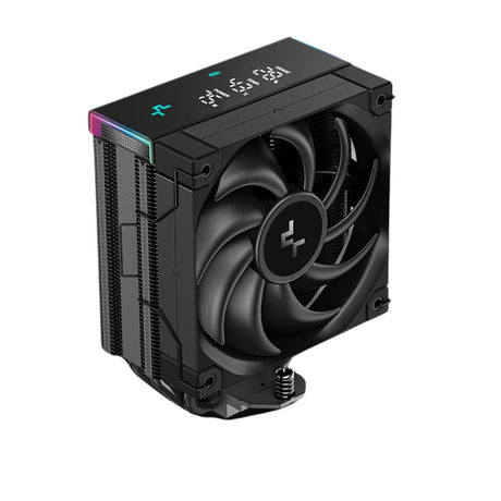 DeepCool AK400 Digital Pro CPU Air Cooler, ARGB Fan & Digital Display, 120mm PWM Fan, 4 Copper Heatpipes, Quiet Operation, Intel & AMD Compatible Black