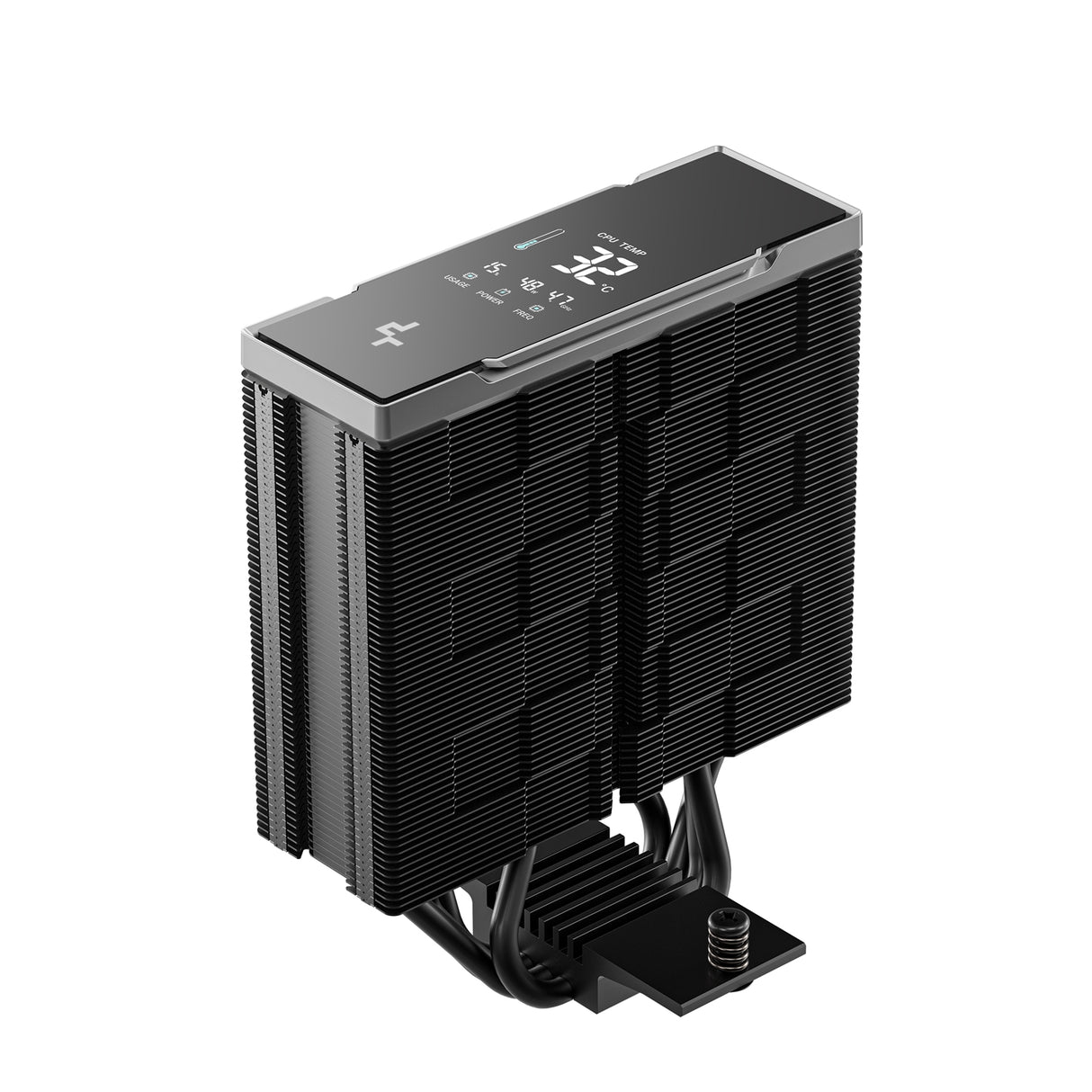 DeepCool AK400 G2 DIGITAL NYX CPU Cooler, Black, 1 x 120mm Fan, 4 x advanced Copper Heatpipes, Intel/AMD