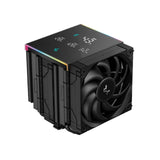 DeepCool AK620 Digital Pro CPU Air Cooler, Dual-Tower with Digital Display, 120mm FDB Fans, ARGB Lighting, 6 Copper Heatpipes, LGA1700/AM5 Compatible, High-Performance Quiet Cooling for Gaming PCs