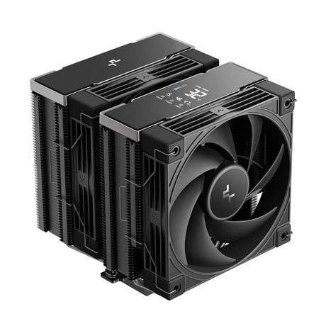 DeepCool AK620 G2 DIGITAL NYX Dual Tower CPU Cooler, Black, 2 x 120mm Fan, 6 x advanced Copper Heatpipes, Intel/AMD
