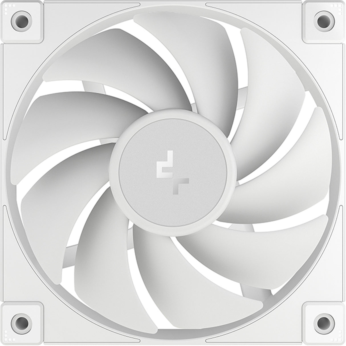 DeepCool FD12 120mm Case Fan 3-Pack, PWM Control, High Airflow, Low Noise, Hydro Bearing, White, Anti-Vibration Pads, 4-Pin Connector
