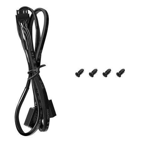 DeepCool FD12 120mm PWM Case Fan, High Airflow, Low Noise, Hydro Bearing, Daisy-Chain 8-Pin Connector, Black, Single Pack