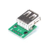 Női USB 2.0 kivezető panel