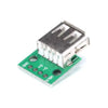 Női USB 2.0 kivezető panel