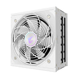 Gigabyte AORUS ELITE ICE 850W White PSU - Fully Modular, 80 PLUS Platinum, ATX 3.1, PCIe 5.0 Ready, 12VHPWR, Silent 120mm FDB Fan, 10-Year Warranty