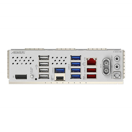 Gigabyte B850M AORUS ELITE WIFI6E ICE AMD AM5 Socket Motherboard, Micro-ATX, 4x DDR5 Slots, 2x M.2 Sockets, Fitted I/O Shield, 2.5GbE LAN, Wi-Fi 6E, 1x DisplayPort / 1x HDMI Port