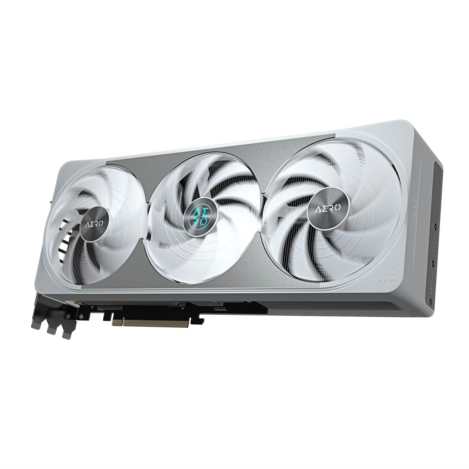 Gigabyte NVIDIA GeForce RTX 5070 Ti AERO OC 16GB GDDR7 Graphics Card, 8960 CUDA Cores, 2588 MHz Core Clock, Triple Fan, White, RGB, 3x DisplayPorts / 1x HDMI Port