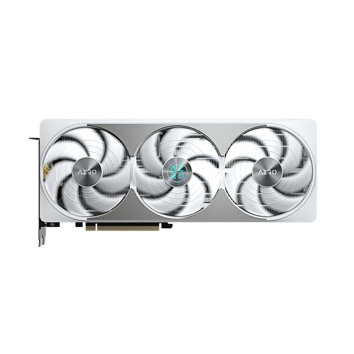 Gigabyte NVIDIA GeForce RTX 5080 AERO OC SFF 16GB GDDR7 Graphics Card, 10752 CUDA Cores, 2730 MHz Core Clock, Triple Fan, White, RGB, 3x DisplayPorts / 1x HDMI Ports