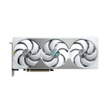 Gigabyte NVIDIA GeForce RTX 5080 AERO OC SFF 16GB GDDR7 Graphics Card, 10752 CUDA Cores, 2730 MHz Core Clock, Triple Fan, White, RGB, 3x DisplayPorts / 1x HDMI Ports