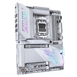 Gigabyte X870E AORUS PRO X3D ICE AMD AM5 Socket Motherboard, ATX, 4x DDR5 Slots, 4x M.2 Sockets, Fitted I/O Shield, 5GbE LAN, Wi-Fi 7, 1x HDMI Port / 2x USB-C (USB4)