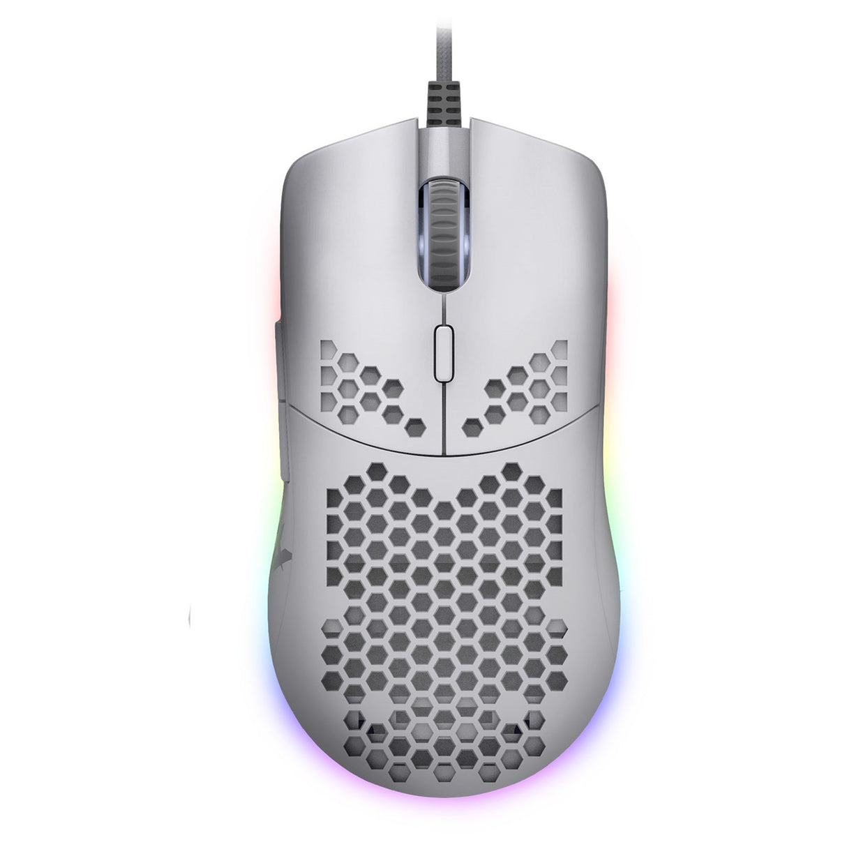 Tecware Exo Elite Lightweight 16000dpi RGB USB Gaming Mouse White