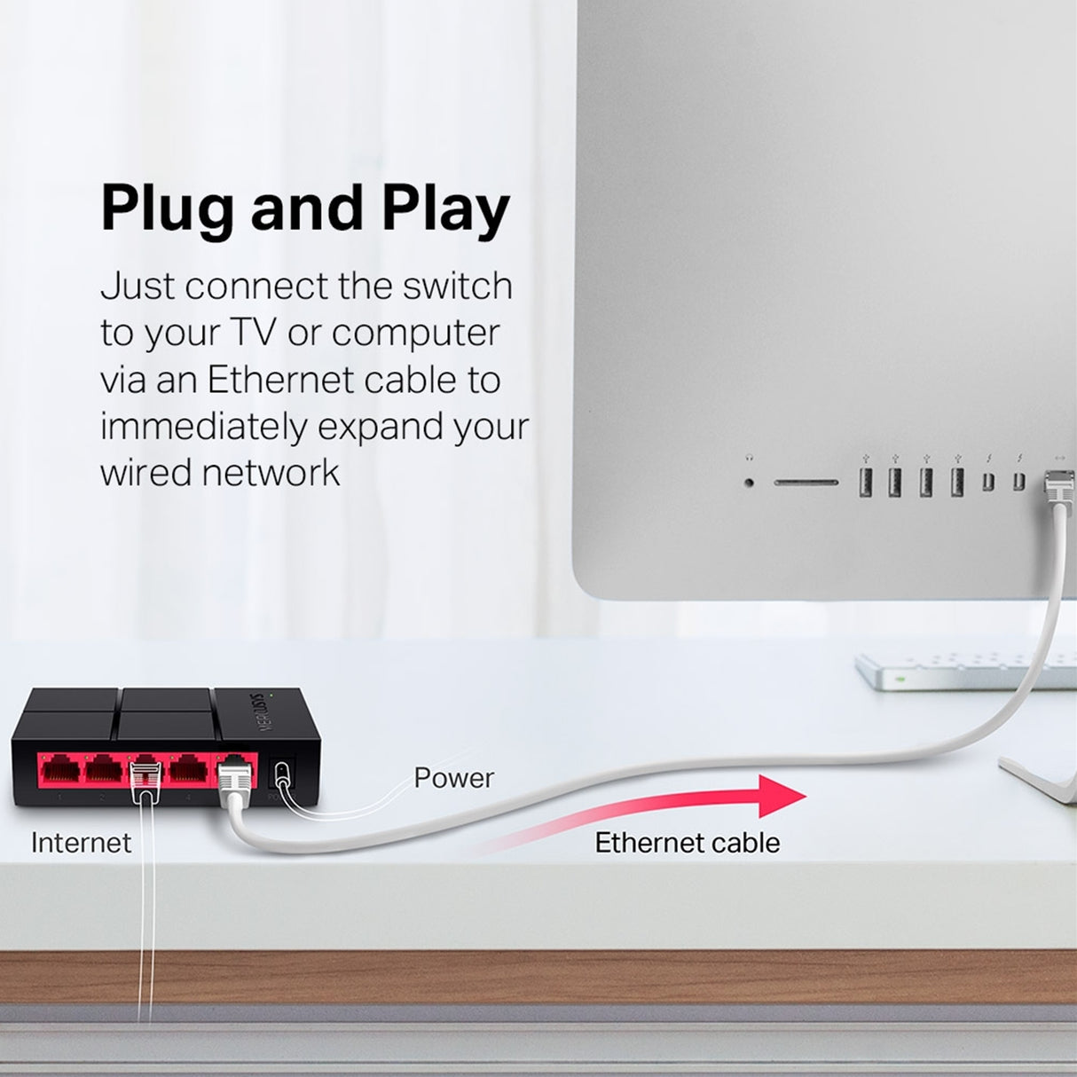 Mercusys MS105G 5 Port Gigabit Ethernet Network Switch