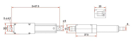 12V Micro Linear Actuator