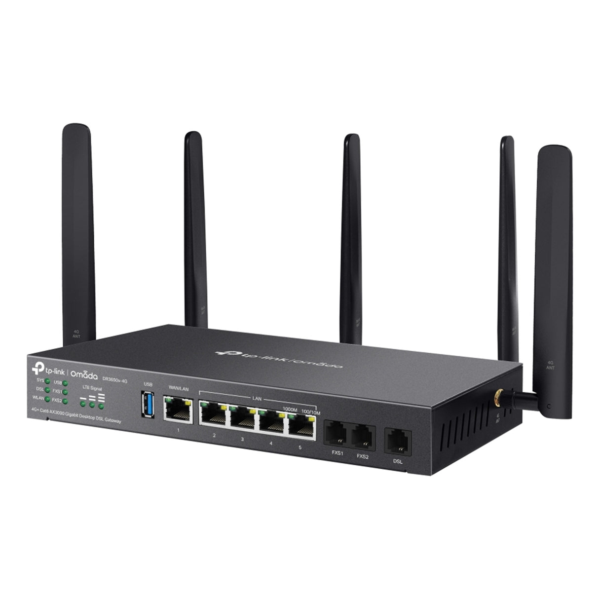 TP-Link Omada DR3650v-4G AX3000 Wi-Fi 6 Gigabit Desktop DSL Gateway