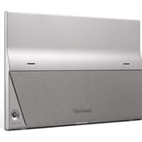Viewsonic TD1655 16-Inch USB-C Multi-Touch, IPS Portable Monitor, 1920x1080, 60Hz, Mini HDMI, Speakers, 6.5ms, Metallic with Foldable Stand, Pivotable Display