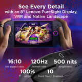 Lenovo Legion Go S 8ARP1 portable game console 20.3 cm (8") 512 GB Touchscreen Wi-Fi Black, Violet