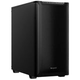 be quiet! Pure Base 501 ATX Mid Tower PC Case – Sleek Black Design, High-Airflow with 2 x Pure Wings 3 140mm Fans, USB-C Front Port, Water-Cooling Ready, Tool-Free Installation, Noise-Optimized
