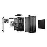 be quiet! Pure Base 501 DX Airflow Window Black ATX Mid Tower ARGB Case with USB-A, USB-C, 3 x Pure Wings 3 140mm Black PWM Fans
