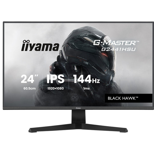 iiyama G-Master Black Hawk gaming monitor G2441HSU-B1 24" Black, IPS, Ultra Slim Bezel, Full HD, 144Hz, 1ms, FreeSync, HDMI, Display Port, USB Hub