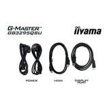 iiyama G-Master Red Eagle gaming monitor GB3272QSU-B1 32" Black, 2560 x 1440, 0.5ms, 180hz, Nvidia G-Sync, HDMI, DisplayPort, Height Adjustable, PIP and PBP